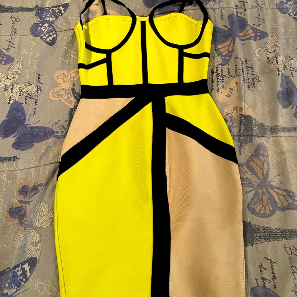 Neon Bandage Dress